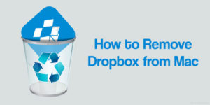 remove dropbox from mac