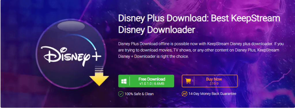 KeepStream Disney Plus Downloader