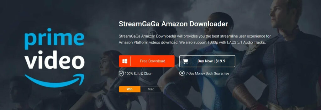 Amazon Prime videos Offline With StreamGaGa Amazon Downloader